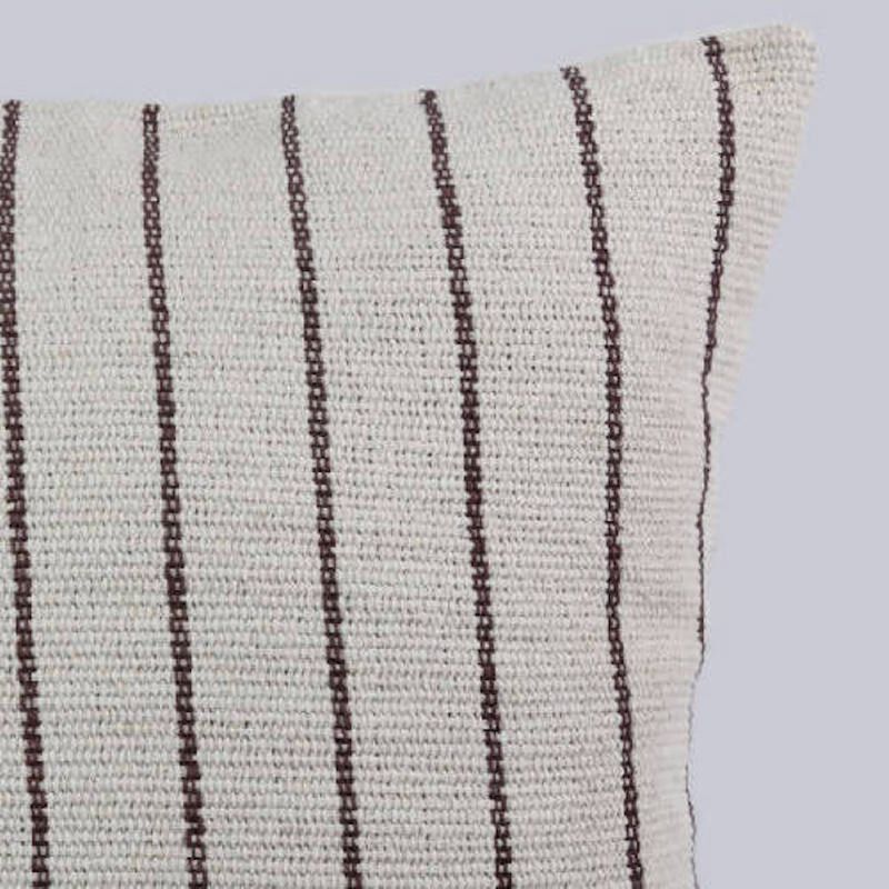 Cotton Striped Pillow - Cover
