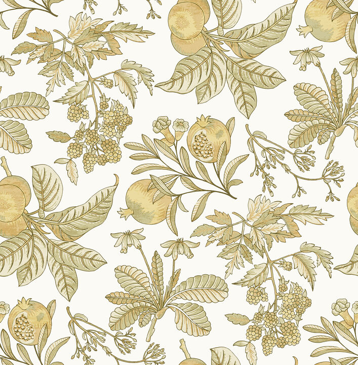 Cecilia Honey Fruit Wallpaper (Set of 2)