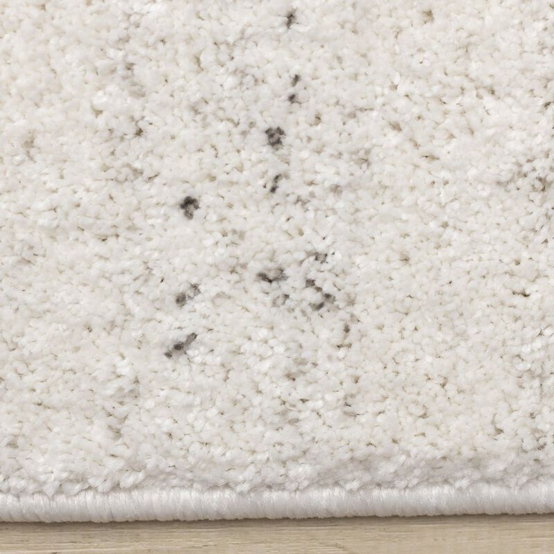 Novelle Home Sakura White Grey Speckled Area Rug, 5'3 x 7'7 image number 1