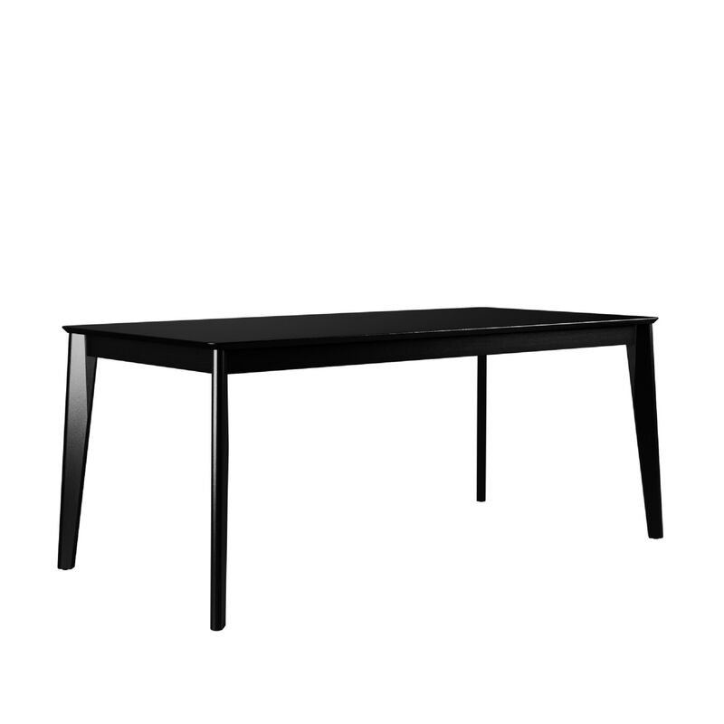 Tudor 70" Black Dining Table