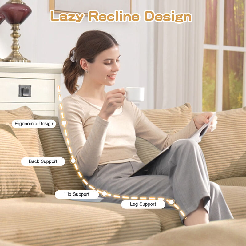 Meksik Oversized Cloud U‑Shape Modular Sectional Sofa image number 4