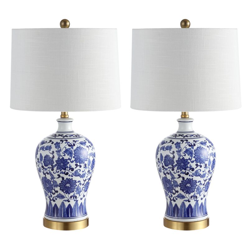 Jennifer Ceramic/Metal LED Table Lamp