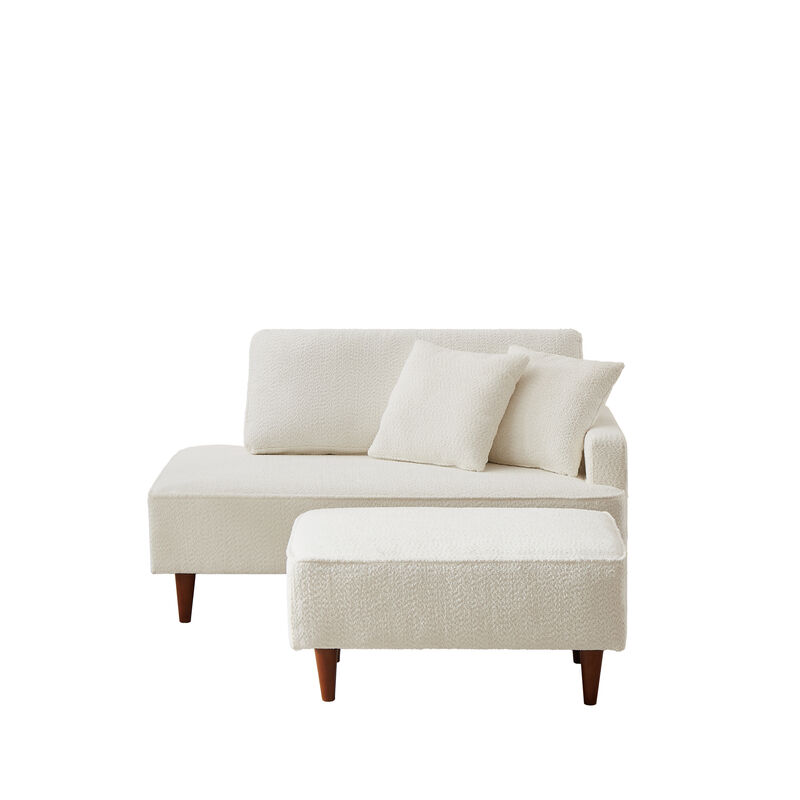 Statco  Chaise Lounge Chair with Ottoman image number 2