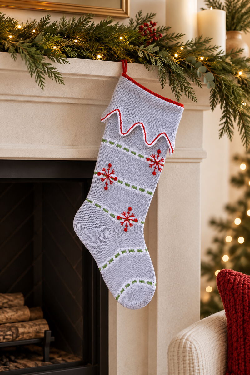 Snowflake Stocking image number 1