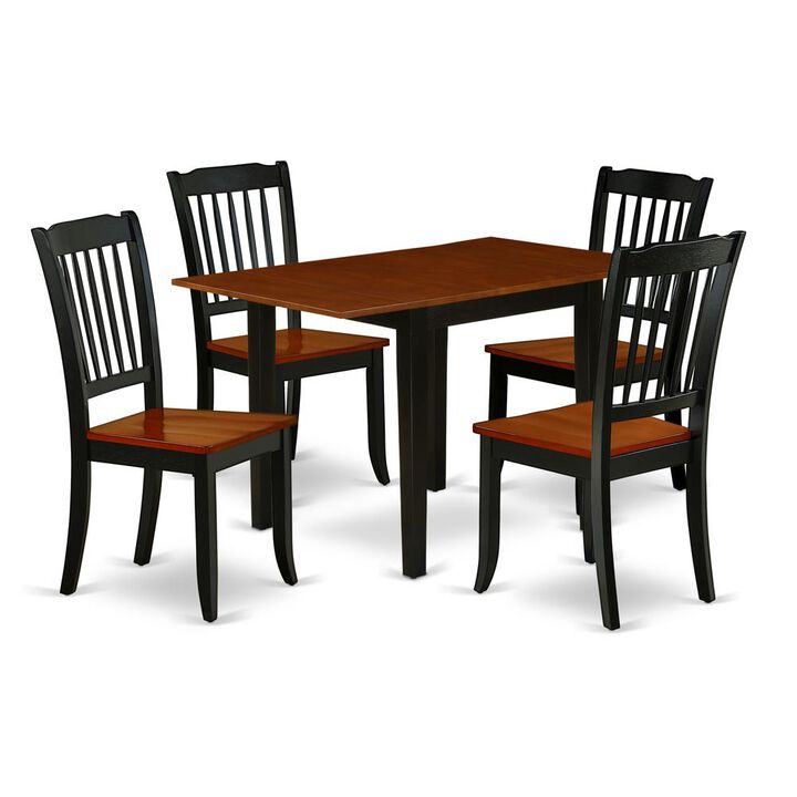 Dining Room Set Black & Cherry
