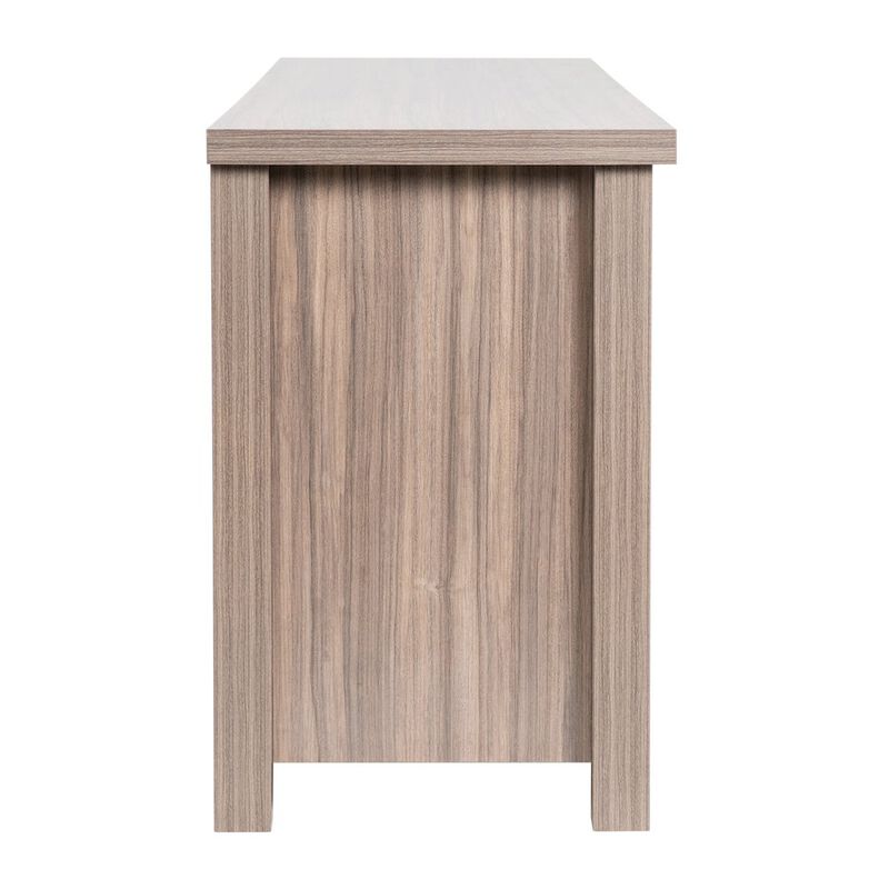 Flash Furniture Farmhouse TV Stand up to 80" TVs - 65" Engineered Wood in Gray Wash Oak Finish image number 3