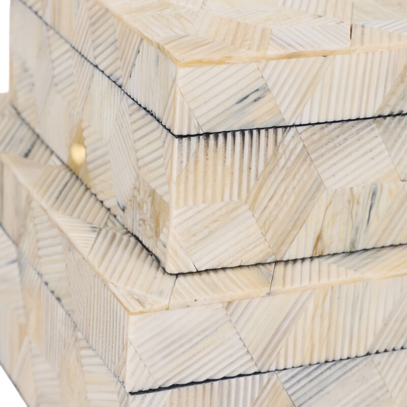 S/2 10/11" Etched Geo Cube image number 5