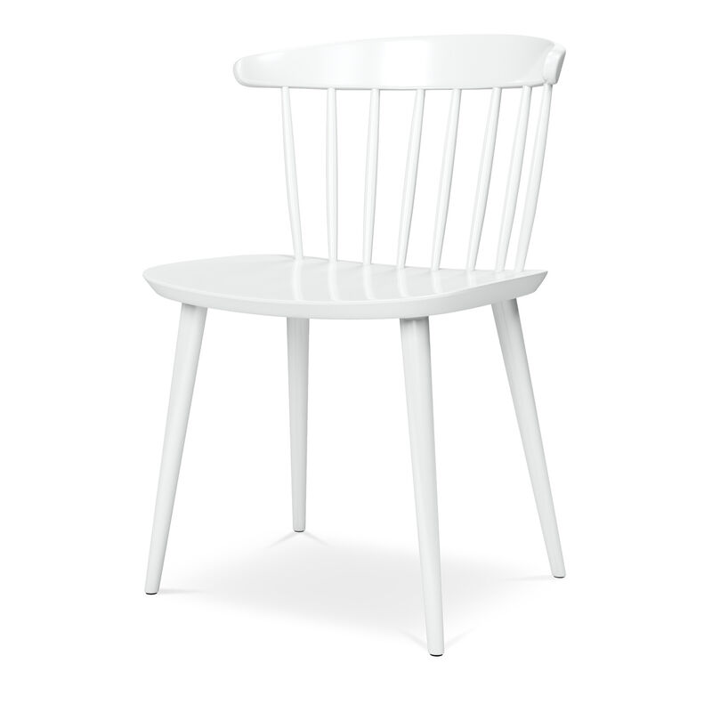 Heavy-Duty Plastic Slat Back Dining Side Chair – Restaurant & Home Seating