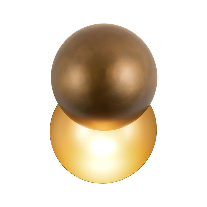 Void 12-in Damp-Rated Dimmable LED Wall Sconce