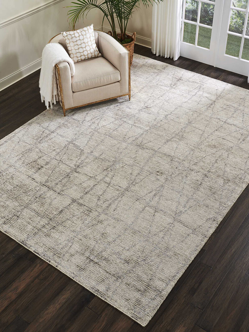 Ellora ELL02 Stone 9'9" x 13'9" Rug image number 5