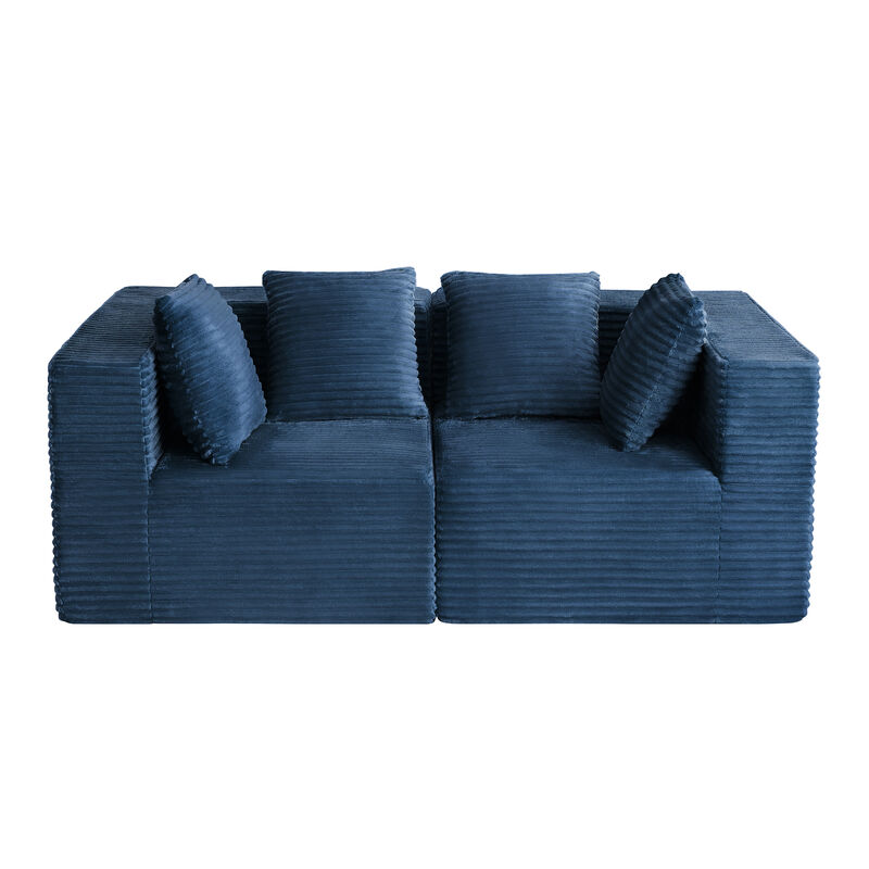 Bacras Boneless loveseat image number 0