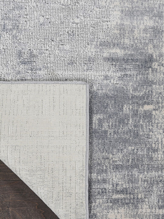 Rustic Textures RUS02 Blue/Ivory 9'3" x 12'9" Rug