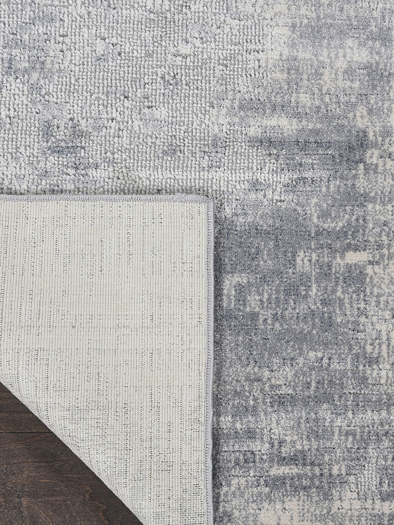 Rustic Textures RUS02 Blue/Ivory 9'3" x 12'9" Rug image number 1