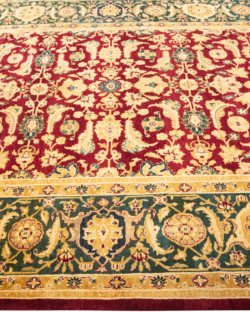 Mogul, One-of-a-Kind Hand-Knotted Area Rug  - Red, 6' 1" x 9' 6"