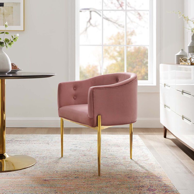 Savour Tufted Performance Velvet Accent Chair image number 7