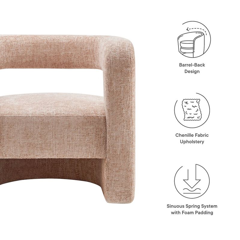 Jaylin Upholstered Chenille Accent Chair image number 2