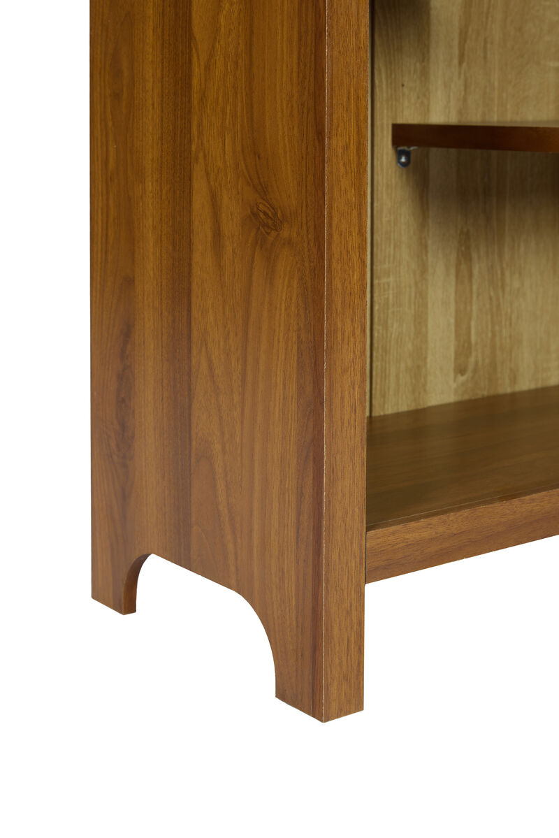 Sukpid Arched Top Freestanding Shelf Open Cabinet image number 4