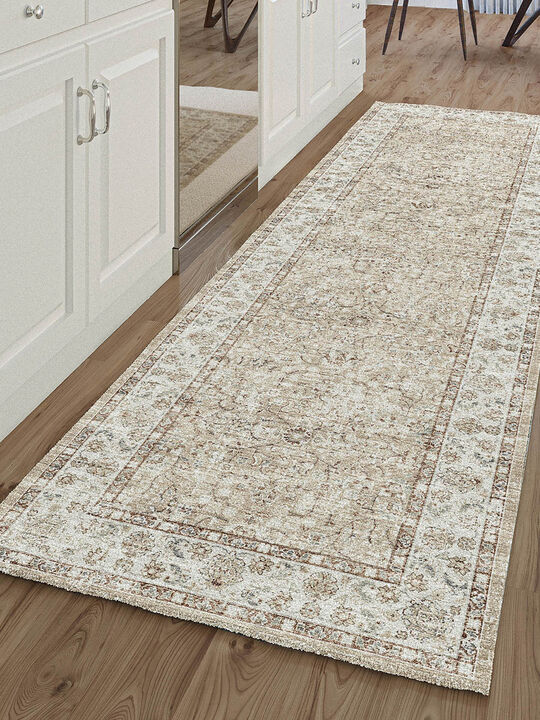 Tuscany TU5 Taupe 2'6" x 12' Rug