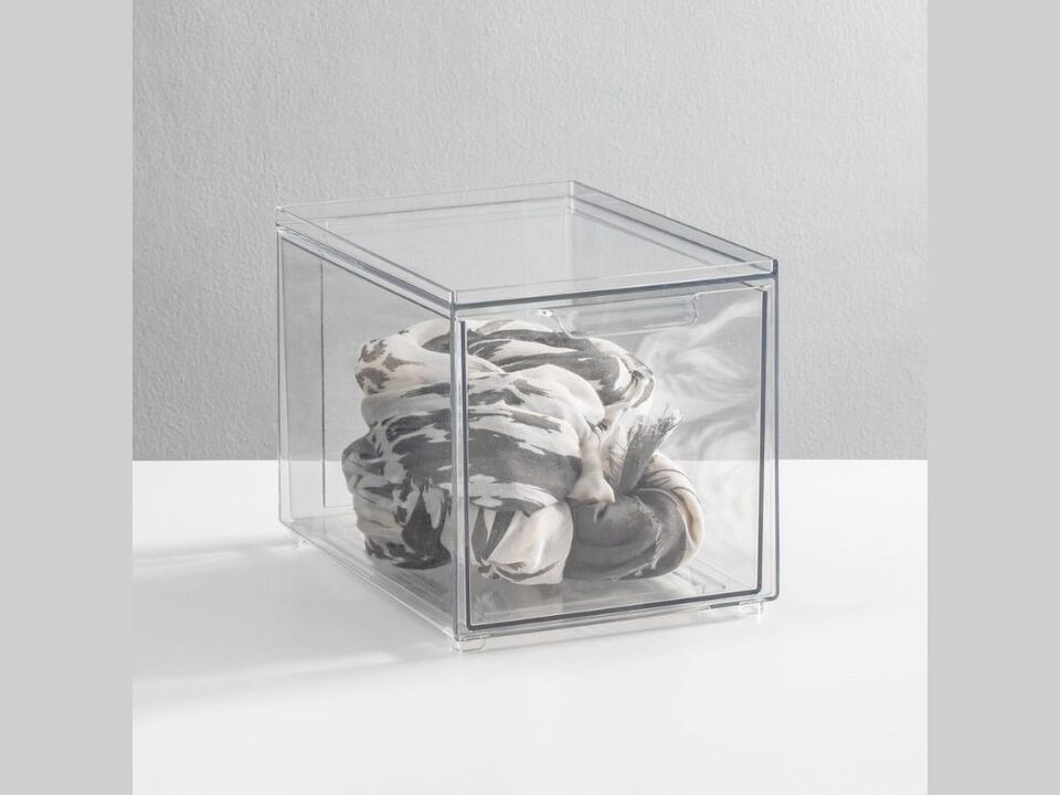 Shoe Rack Clear Storage Box Drawer Sturdy Plastic Storage Box