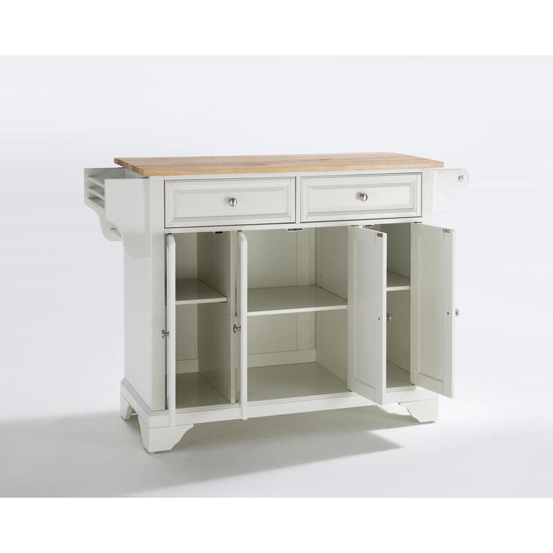 Lafayette Wood Top Full Size Kitchen Island/Cart