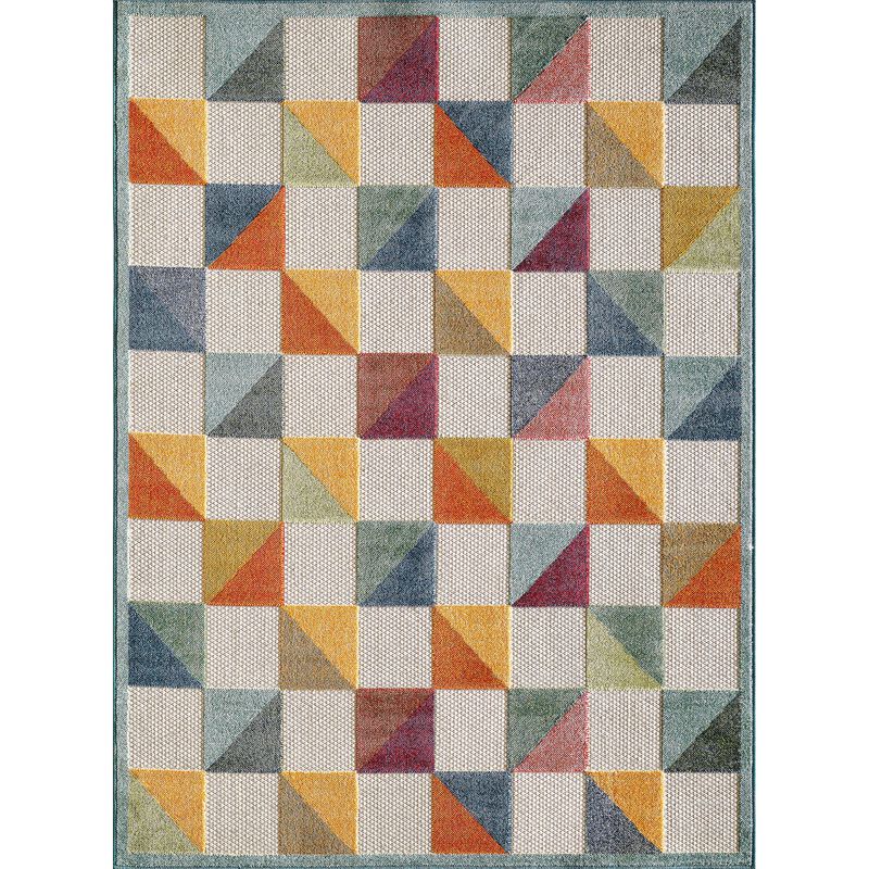 Calla 6930 Ivory/Multi Scope Area Rug, Size - 5'3 x 7'