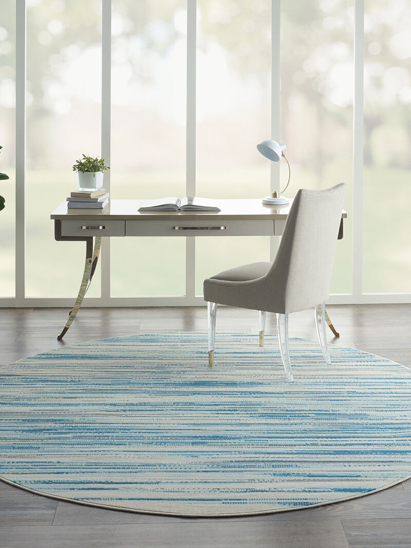 Jubilant JUB04 Blue 8'6" x 12' Rug