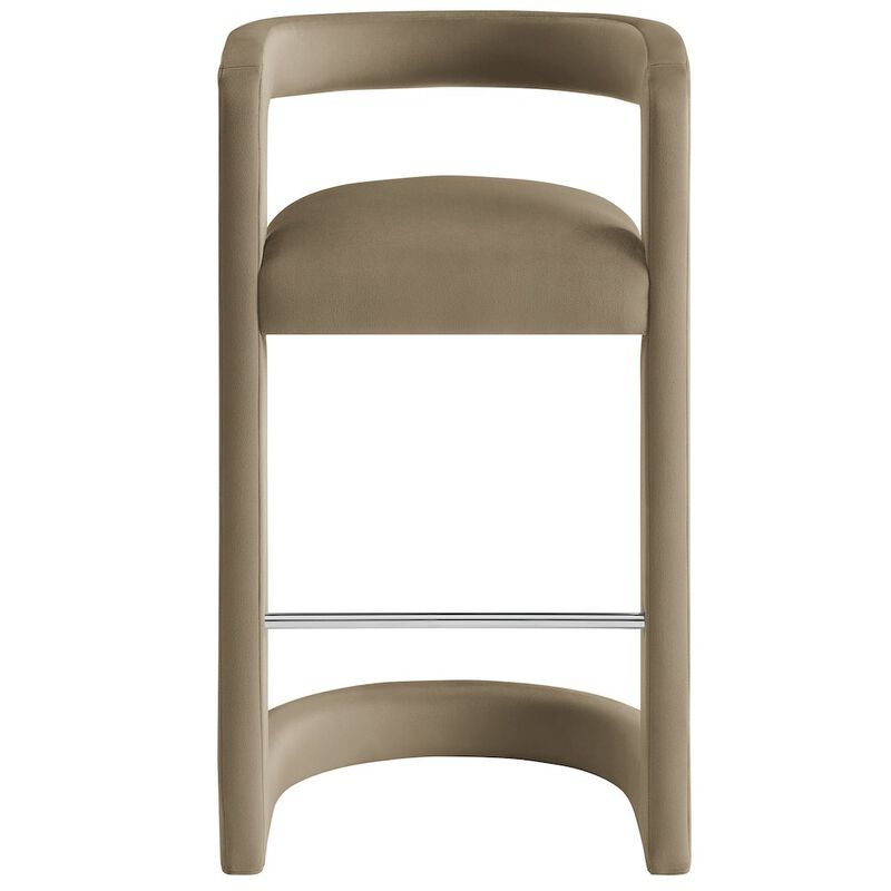 Winslow Performance Velvet Bar Stool image number 5