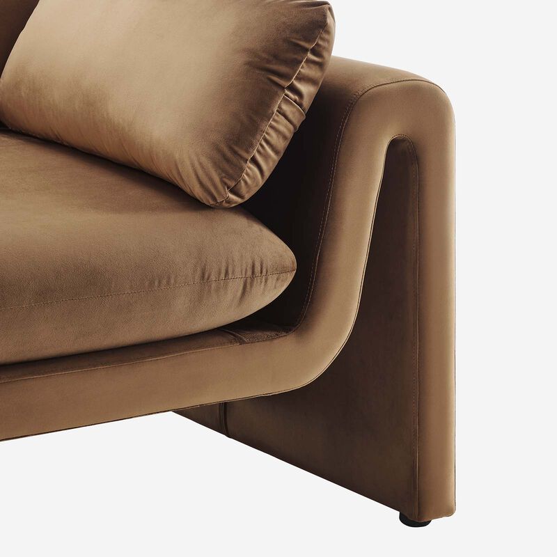 Waverly Performance Velvet Sofa image number 5