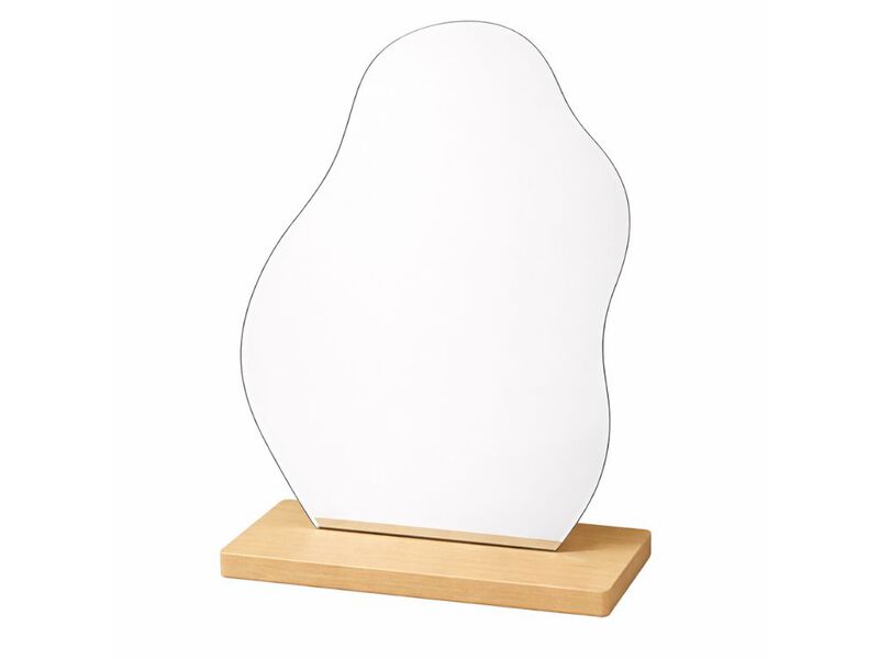Cloud Shape Irregular Frameless Acrylic Vanity Desk Mirror image number 0