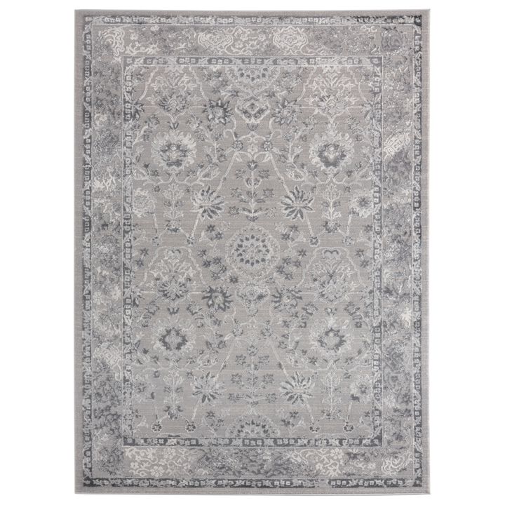 United Weavers Cascades Shasta Grey Area Rug 5'3 x 7'2