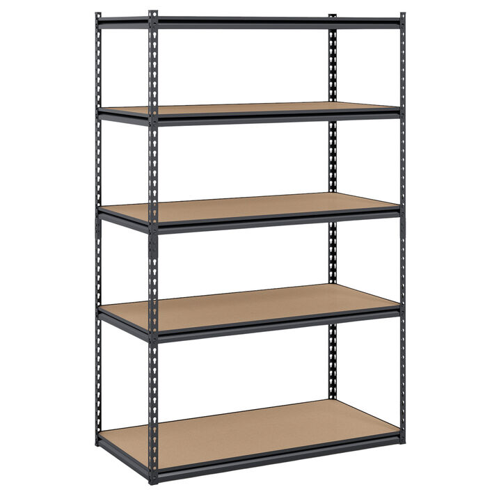 5-Tier Heavy-Duty Adjustable Utility Rack with 2200 LBS Capacity for Garage
