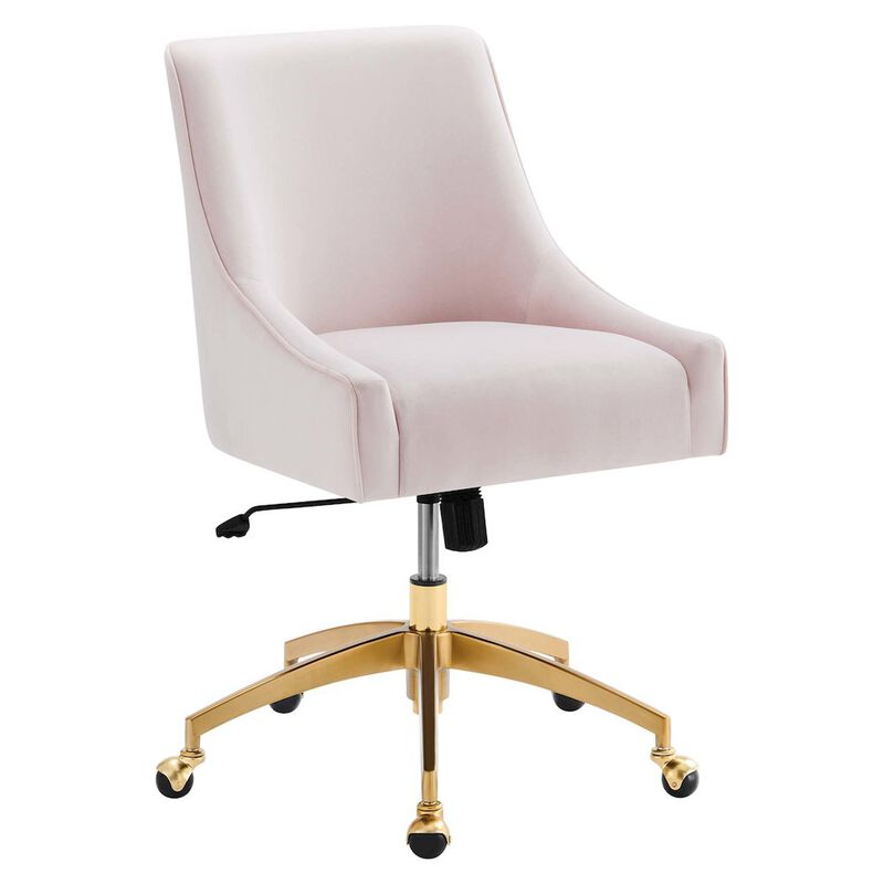 Discern Performance Velvet Office Chair image number 0