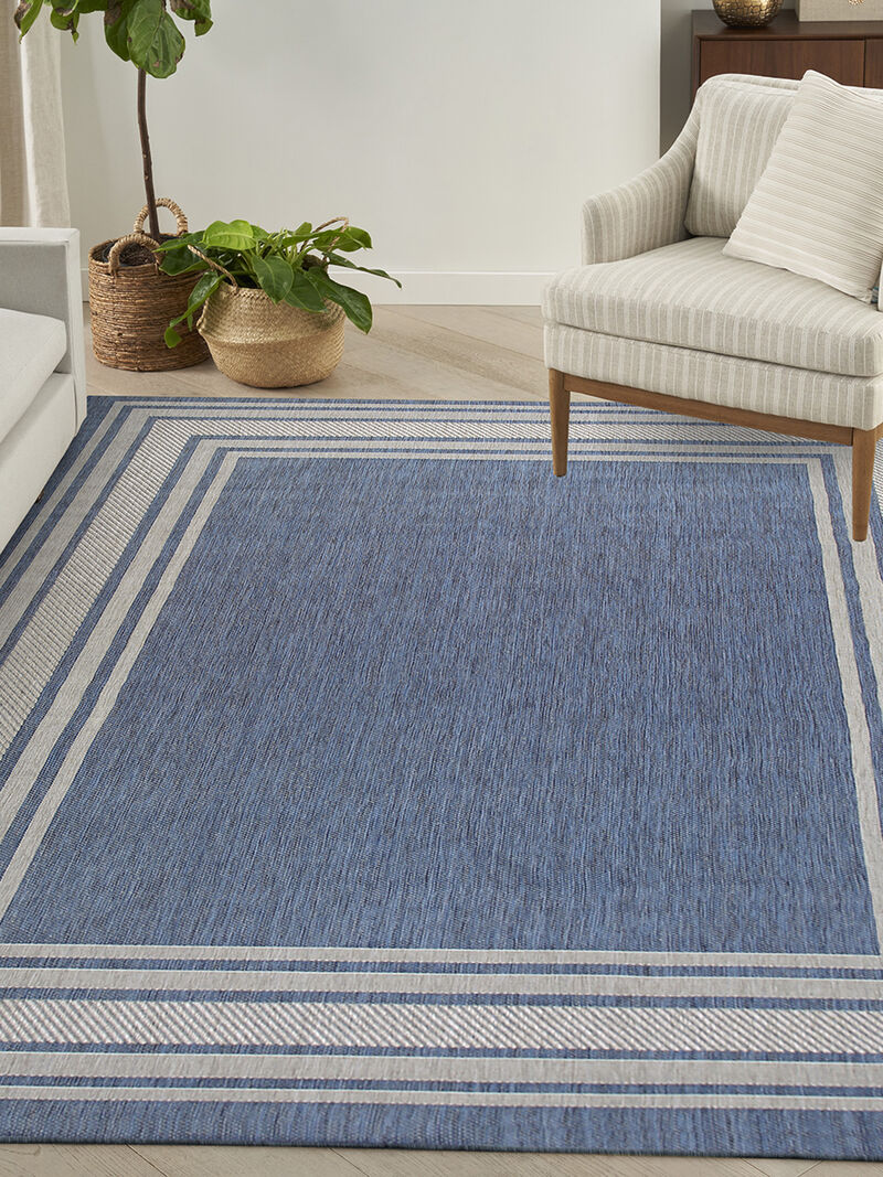 Horizon Indoor/Outdoor HOZ03 Denim 8' x 10' Rug