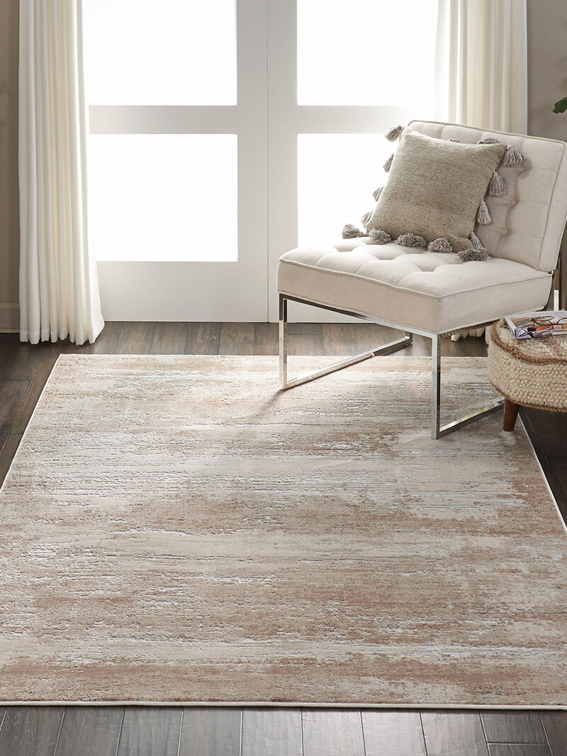 Rustic Textures RUS03 Beige 3'11" x 5'11" Rug