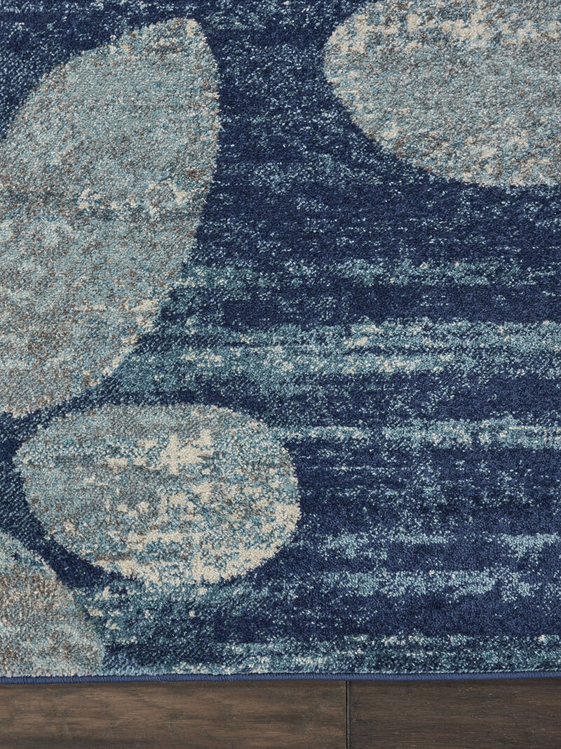 Tranquil TRA01 NAVLB 2' x 4' Rug image number 2