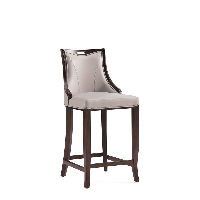 Emperor Light Gray Bar Stools (Set of 2) image number 2