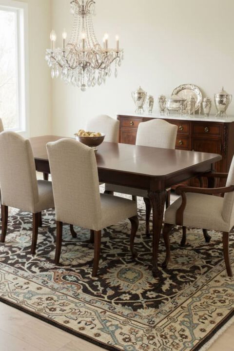 Polaris 42548 Brown 9' x 12' Rug