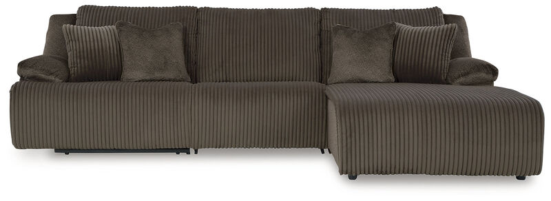 Top Tier 3-Piece Reclining Sectional Sofa Chaise image number 0