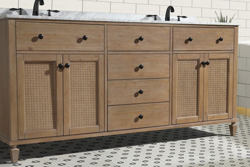 Annie 72" Bathroom Vanity Weathered Fir image number 6