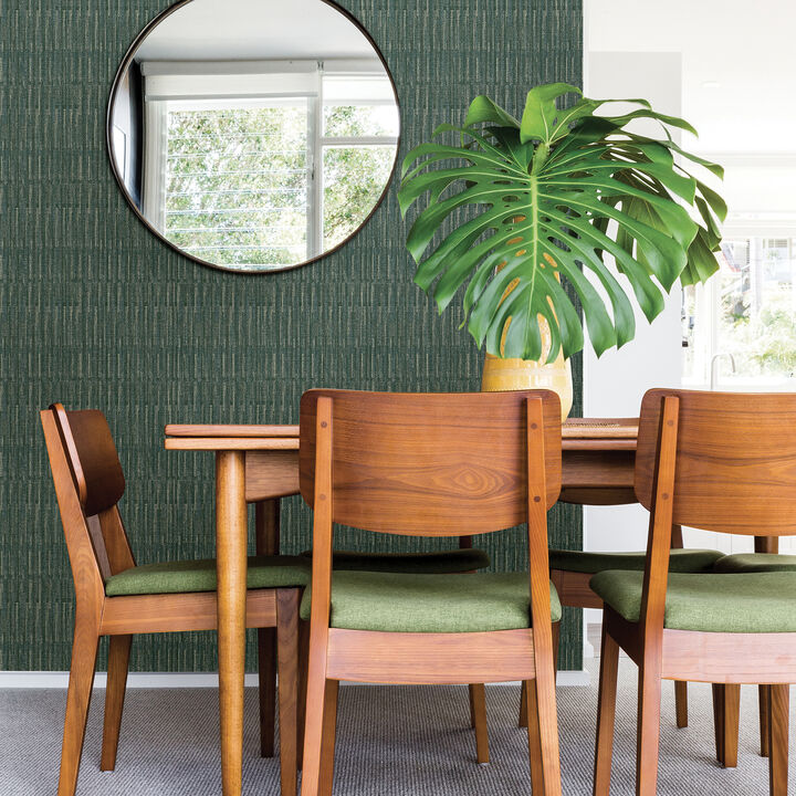 Brixton Green Texture Wallpaper