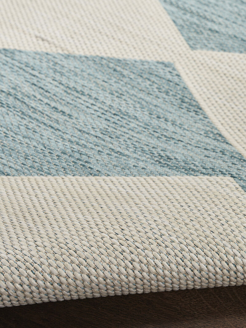 Positano POS04 Aqua 2'2" x 10' Rug image number 4