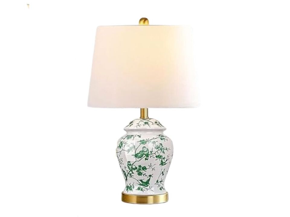 LED Vintage Traditional Ceramic Table Lamps Set Of 2 For Living Room Bedroom
