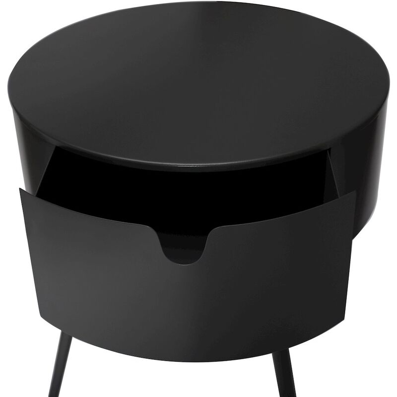 Meridian Furniture Bali Black Night Stand