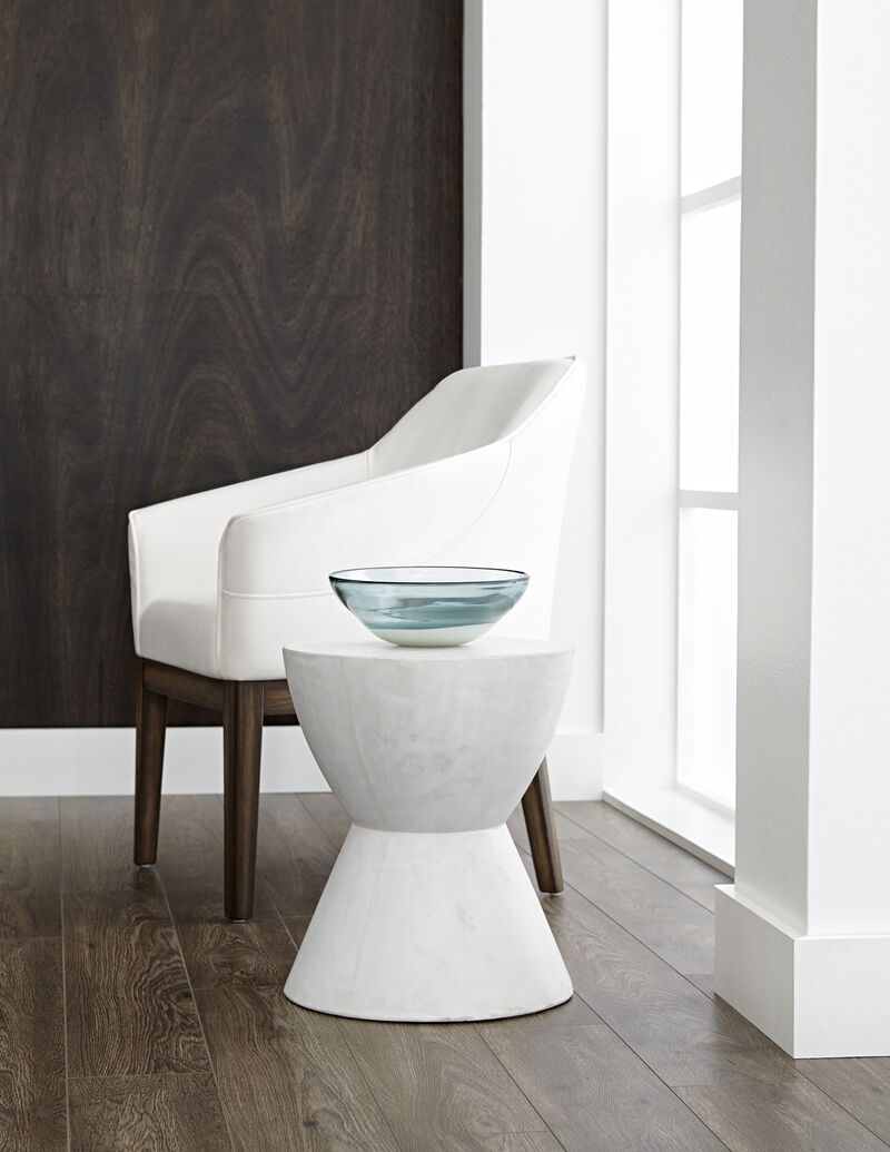 Logan White End Table