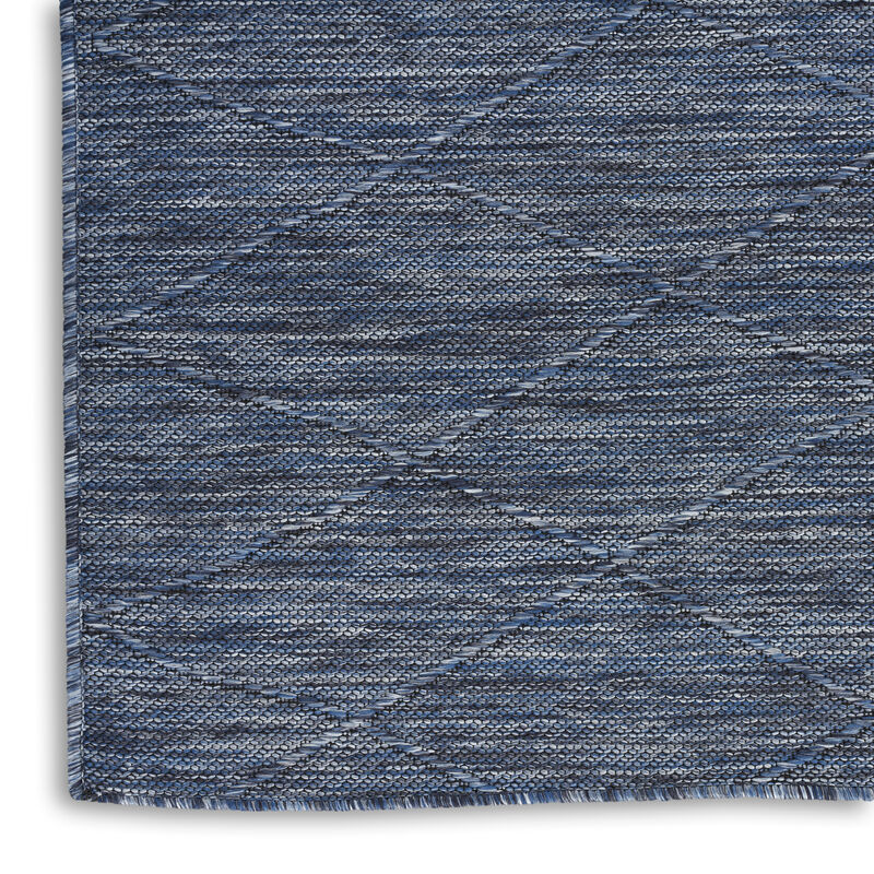 Washable Solutions WSL01 Navy/Blue 9' x 12' Rug