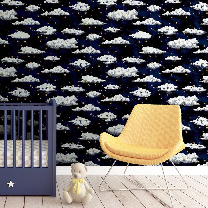 Zeno Navy Starry Skies Wallpaper image number 4