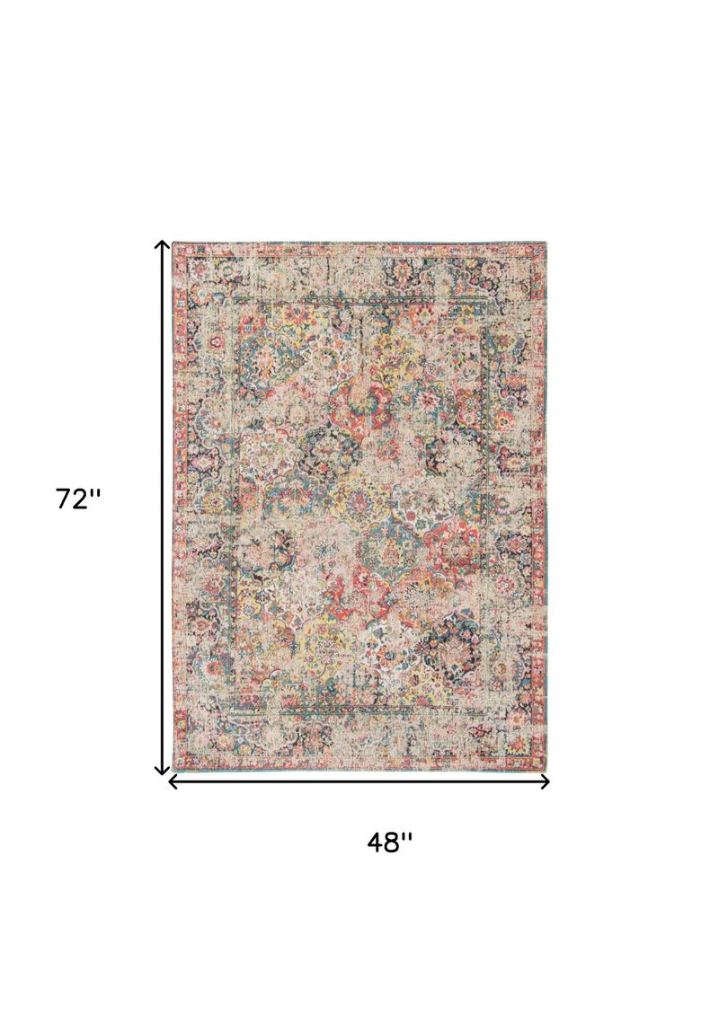 HomeRoots Oriental Non Skid Area Rug image number 5