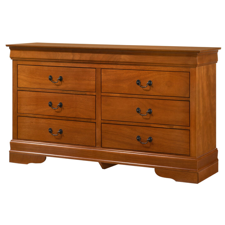 Louis Phillipe G02160-D Dresser, Oak