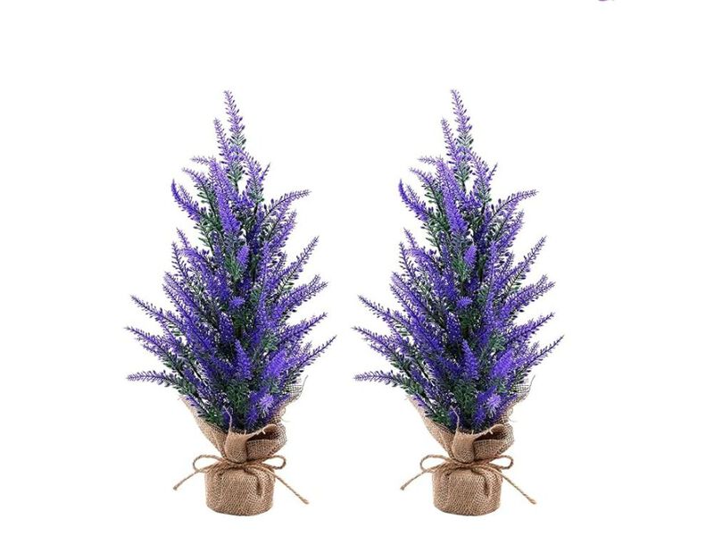 2 Piece Lavender Artificial Flowers Wedding Centerpiece Decor image number 0