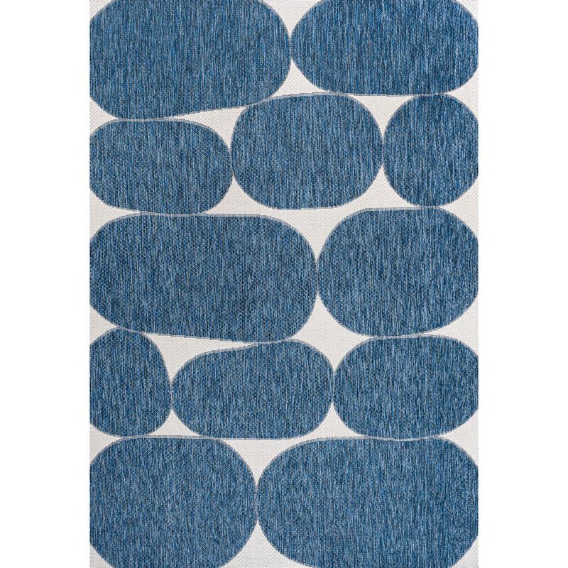 Rayna Modern Geometric Organic Shapes Indoor/Outdoor Area Rug